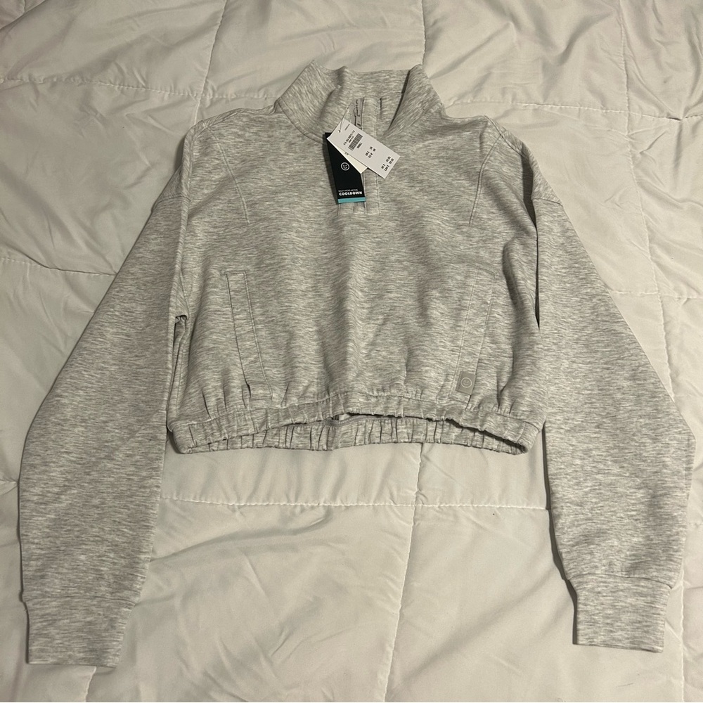 Hollister Gilly Hicks Active Cooldown Quarter-Zip Top